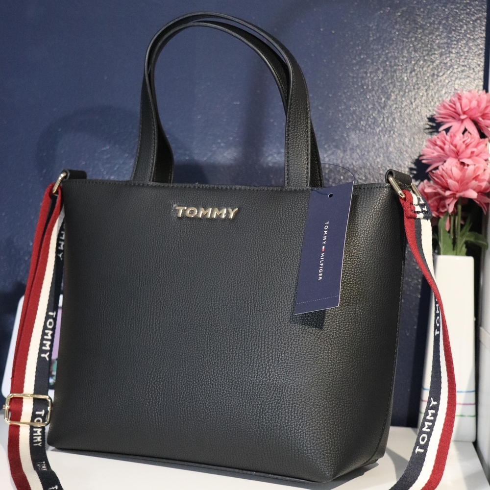 Tommy Hilfiger Black Tote Bag